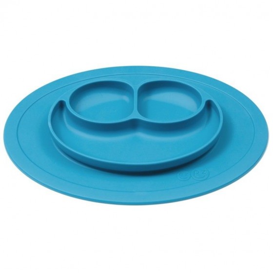 EZPZ silicone plate washer small blue 2in1 Mini Mat