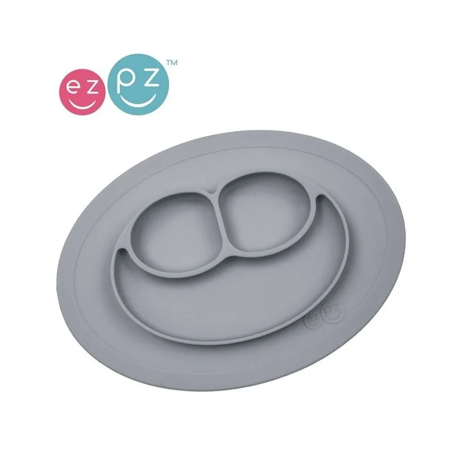 EZPZ Silikonowy talerzyk talerz z podkładką mały 2w1 Mini Mat