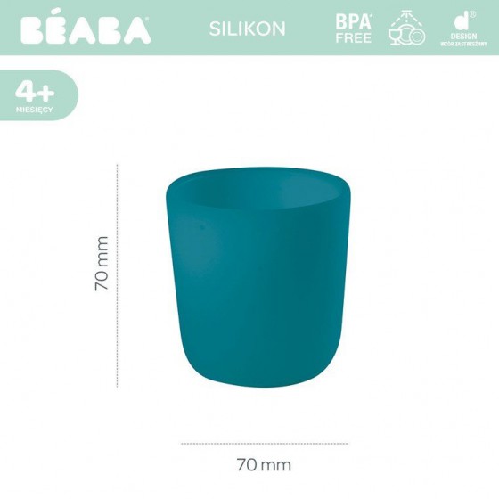 Silicone cup Beaba blue