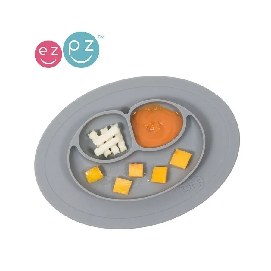 EZPZ Silikonowy talerzyk talerz z podkładką mały 2w1 Mini Mat