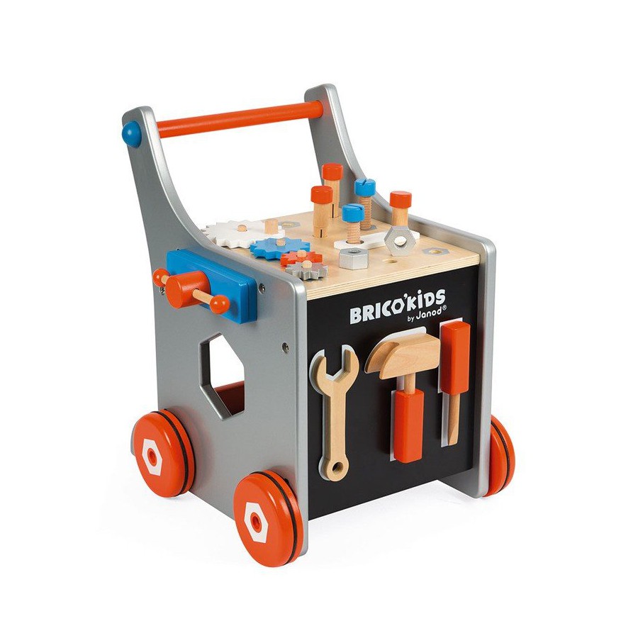 Janod workshop trolley with magnetic tools on Brico 'Kids