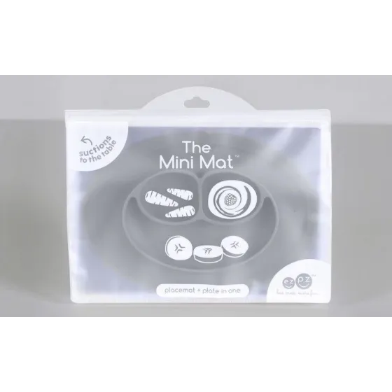 EZPZ Silikonowy talerzyk talerz z podkładką mały 2w1 Mini Mat