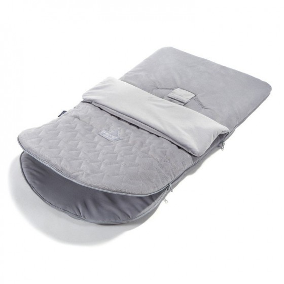 LA Millou stroller sleeping bag BAG S PREMIUM DARK GRAY VELVET
