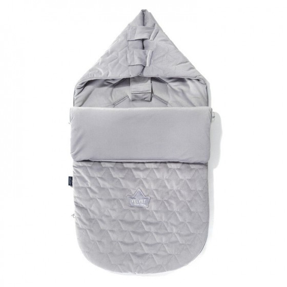 LA Millou stroller sleeping bag BAG S PREMIUM DARK GRAY VELVET