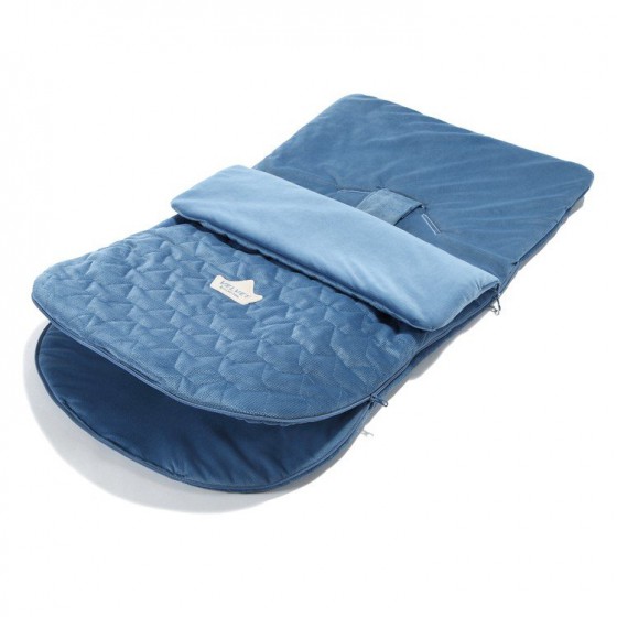 LA Millou stroller sleeping bag PREMIUM BAG VELVET S DENIM