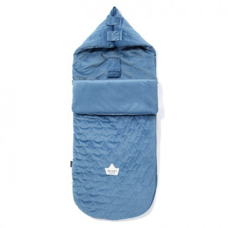 LA Millou stroller sleeping bag PREMIUM BAG VELVET M DENIM COLLECTION