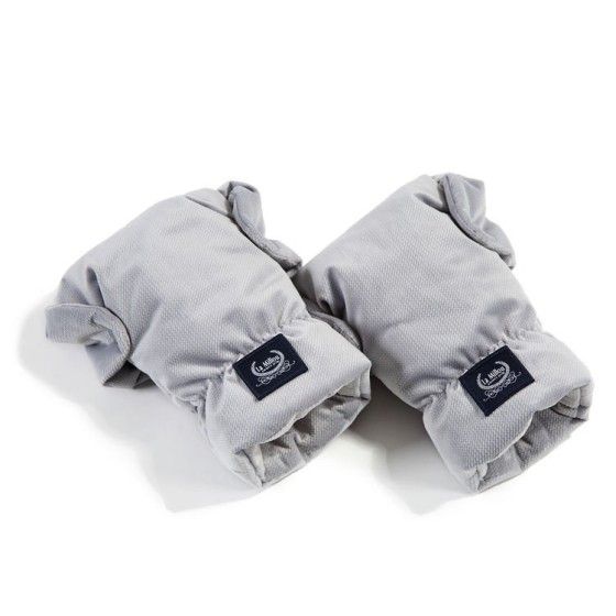 LA MILLOU RUKAVICE NA VOZÍK - DARK GREY VELVET