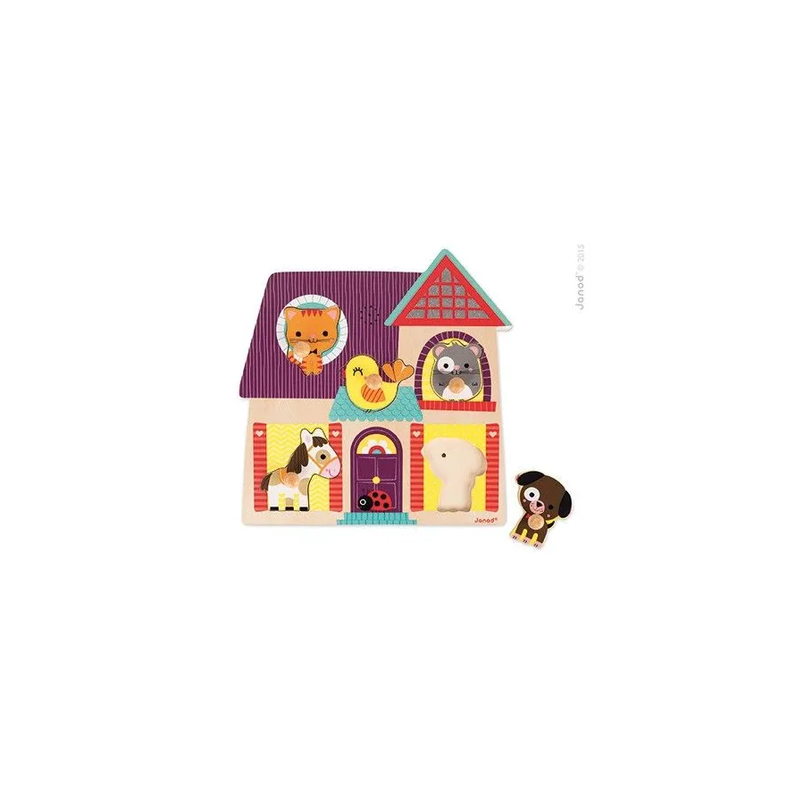 Janod Puzzle muzyczne Moi mali przyjaciele Janod Puzzle muzyczne Moi mali przyjaciele