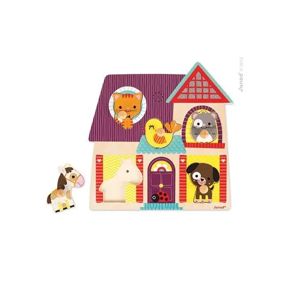 Janod Puzzle muzyczne Moi mali przyjaciele