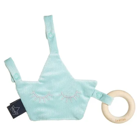 LA MILLOU VELVET COLLECTION SCHNULLER-COMBO-ANHÄNGER AUDREY MINT