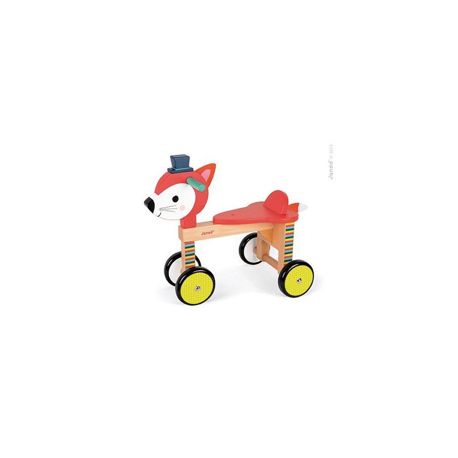 Janod, Kerékpár négykerékes baba erdő lisek - 