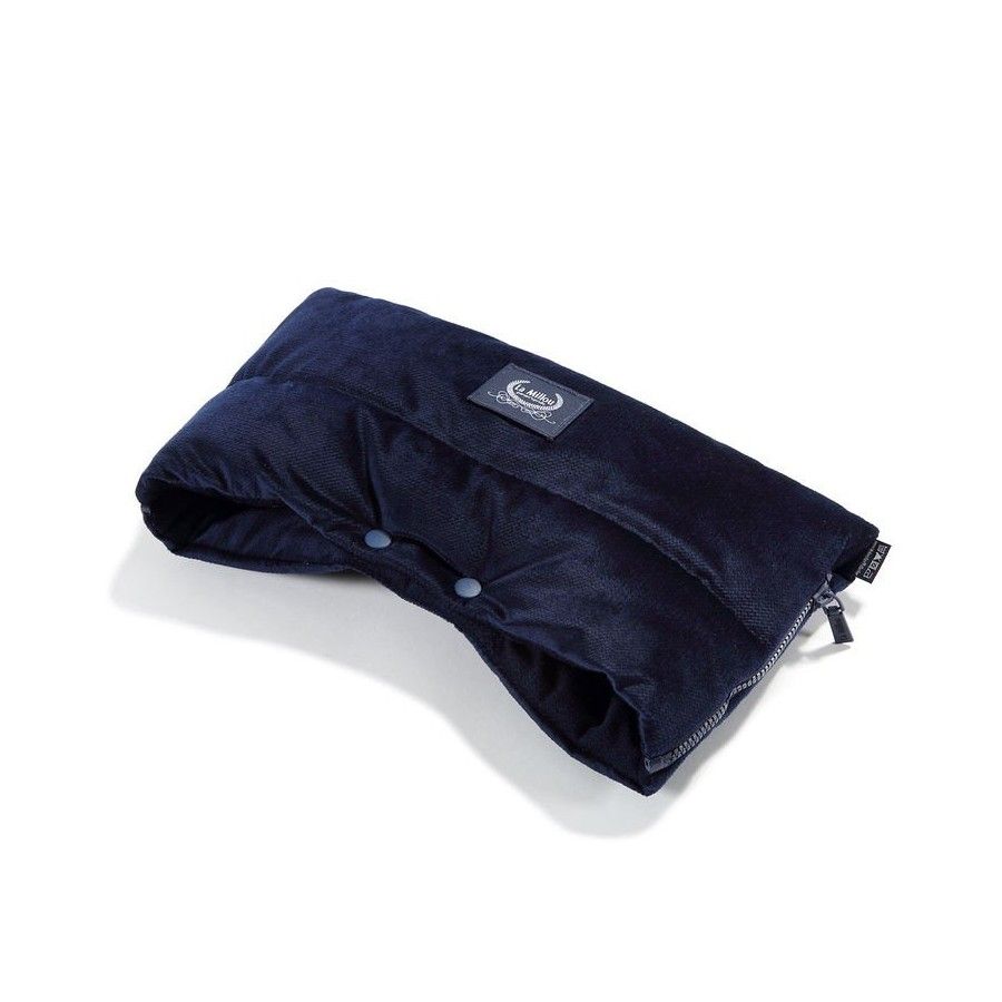 LA MILLOU MUFKA DO WÓZKA - ROYAL NAVY VELVET