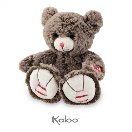 KALOO chocolate brown Teddy Bear 19 cm Collection Rouge