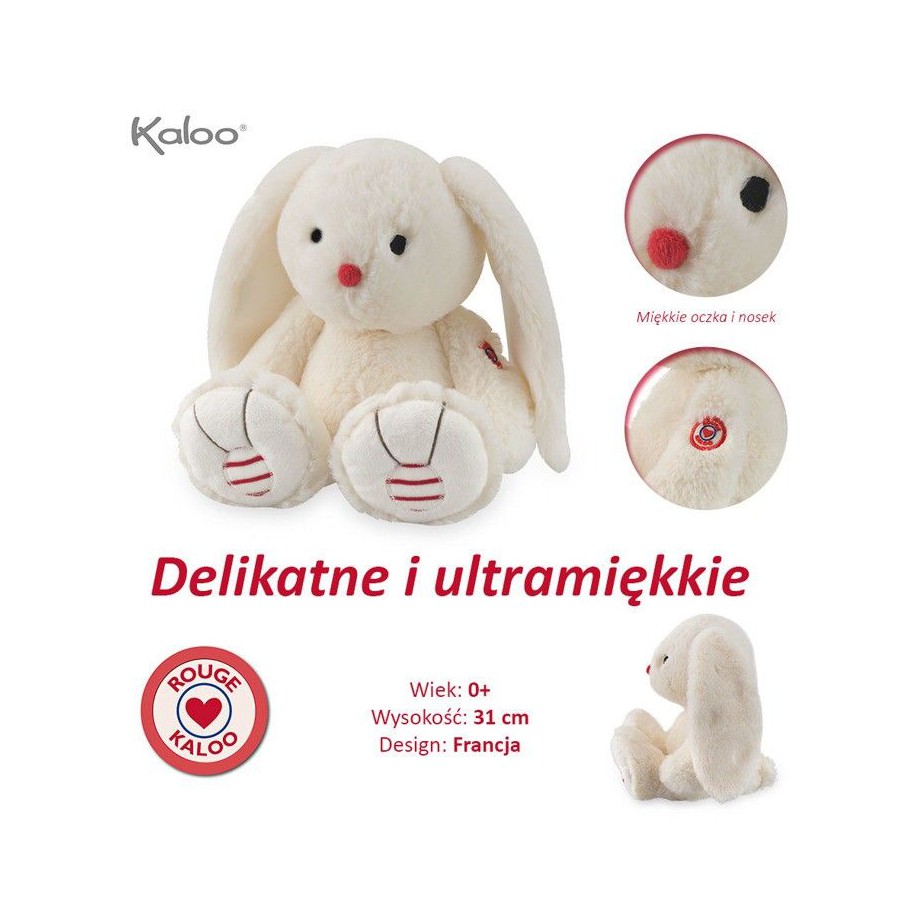 KALOO Rabbit ivory 31 cm Collection Rouge