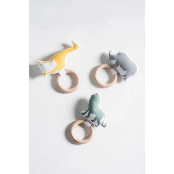 JOLLEIN teether Safari Forest Green