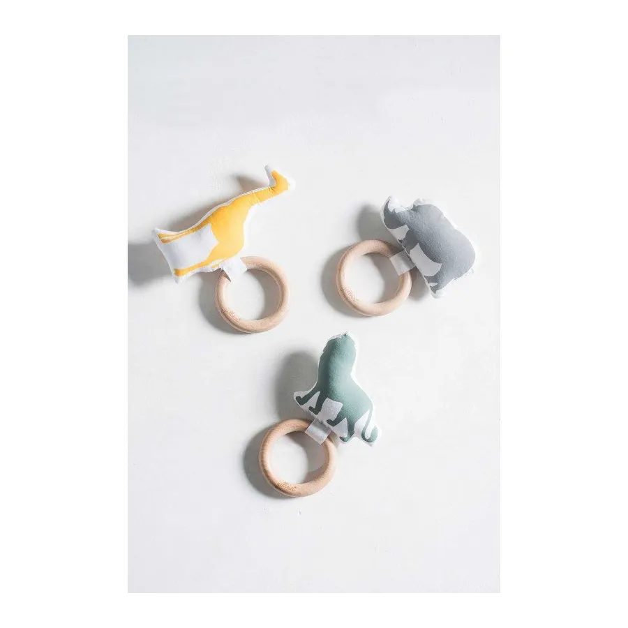 JOLLEIN teether Safari Forest Green