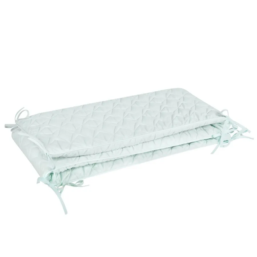 Samiboo - quilted pad Super Star Mint for the whole cot 120x60