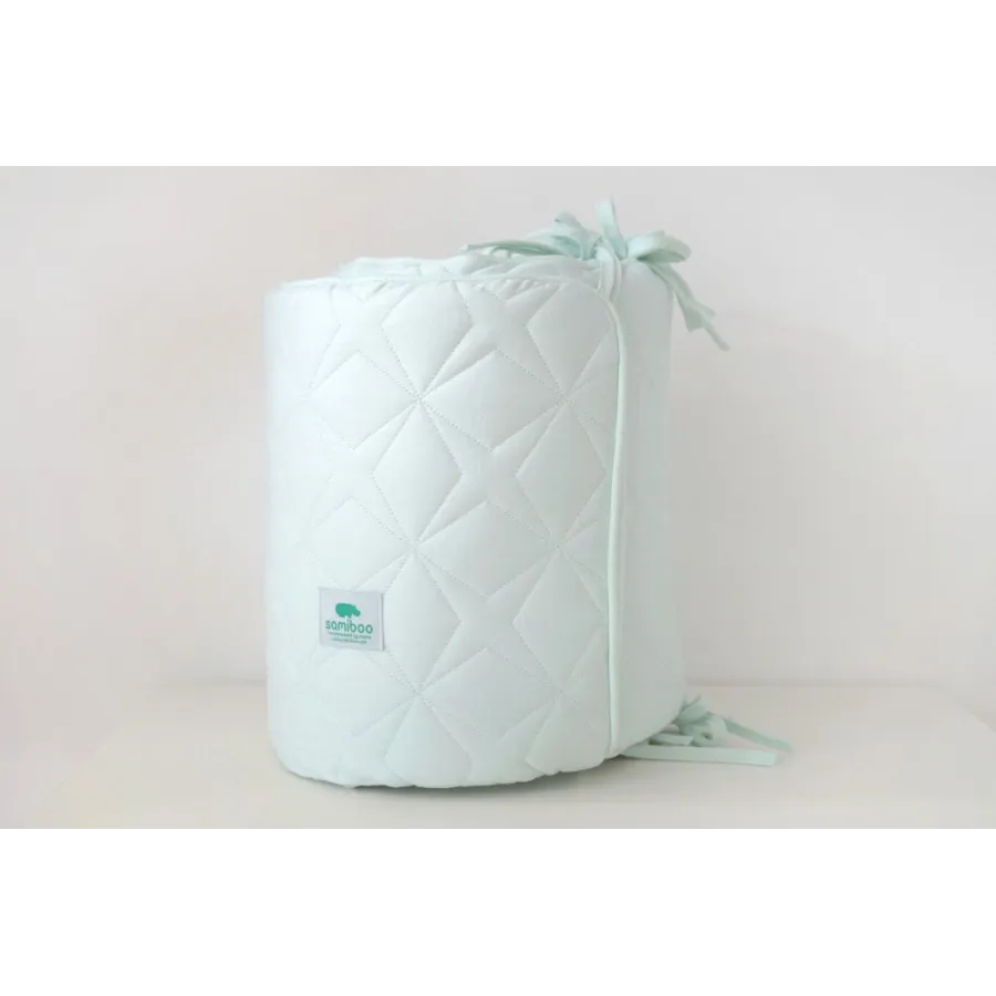 Samiboo - quilted pad Super Star Mint for the whole cot 120x60