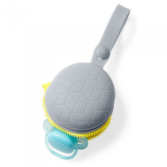 Skip Hop Silicon Case For pacifiers Gray