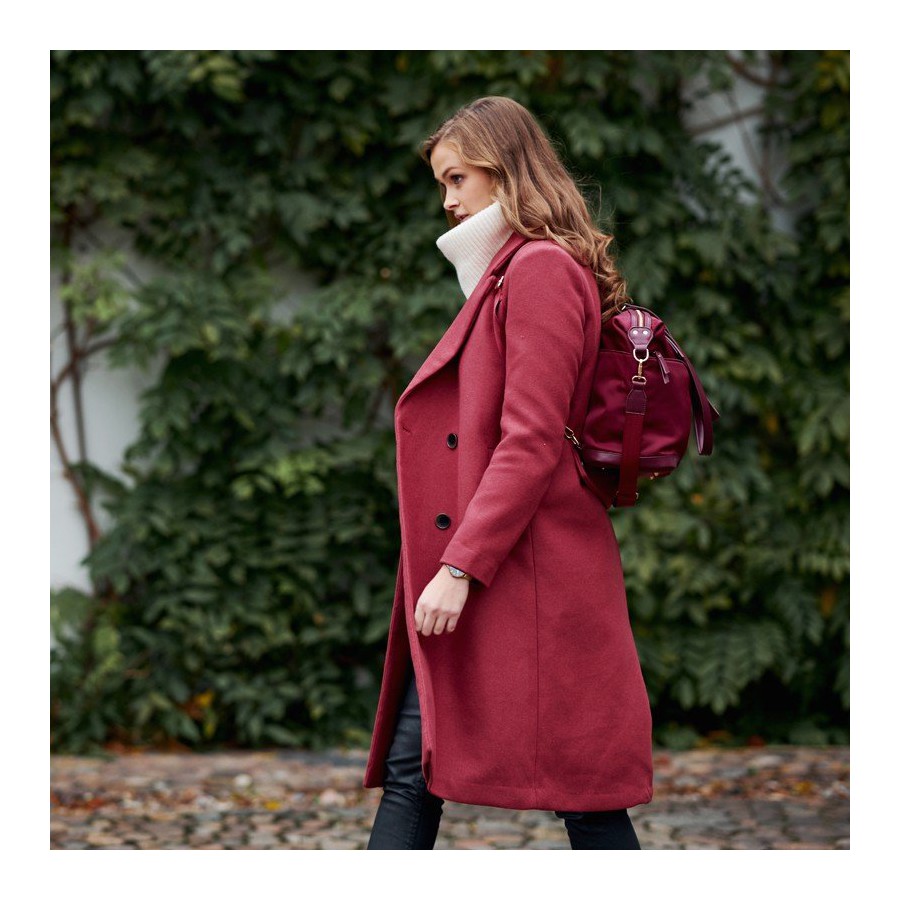 JOISSY TORBA I PLECAK 2W1 LUNA BURGUNDY