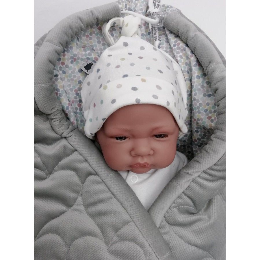 PINK NO MORE CAR SEAT SWADDLE GREY 0-12 months