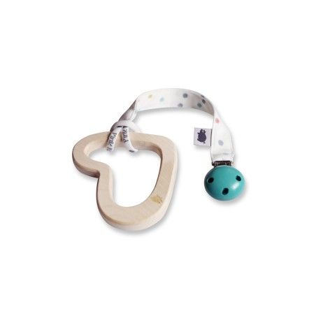 PINK NO MORE WOODEN BITE DOTS