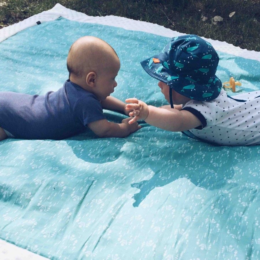La Millou Picnic Blanket Minky - XL - Банан Спліт яскраво-чорний