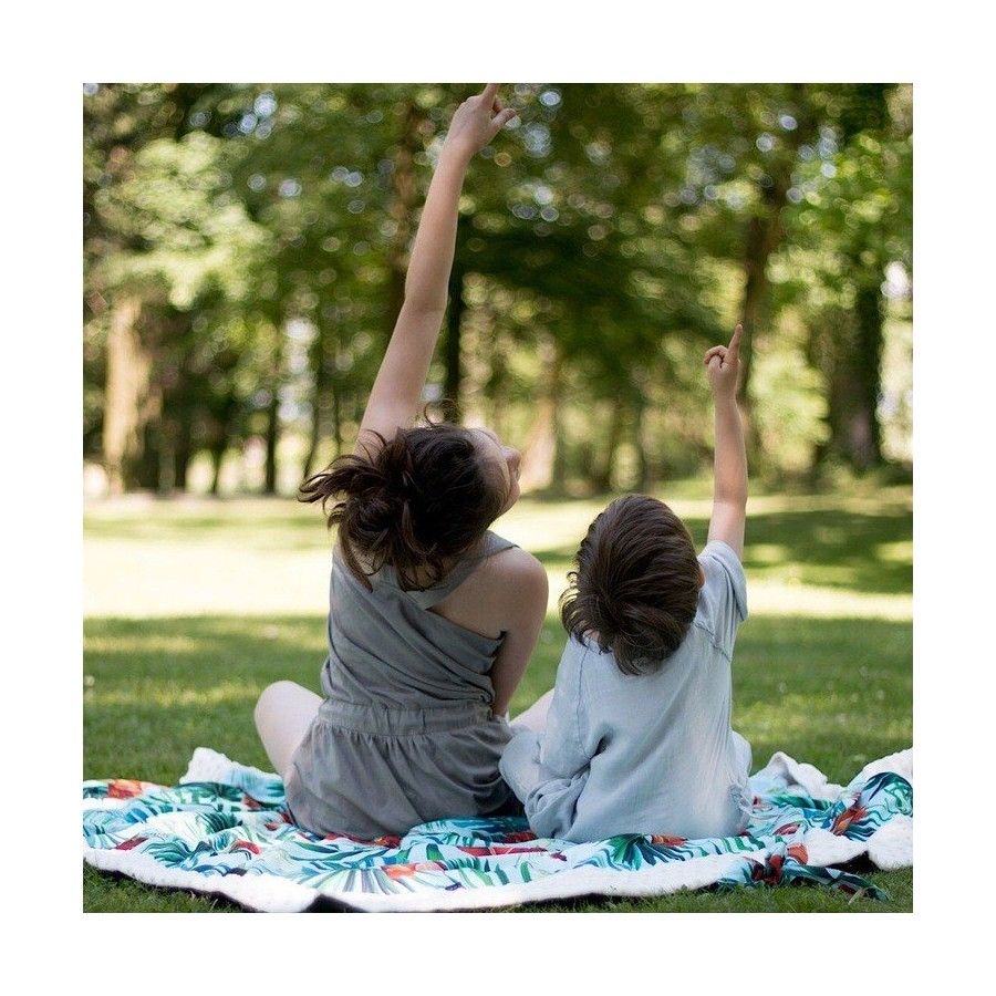 La Millou Picnic Blanket Minky - XL - Банан Спліт яскраво-чорний