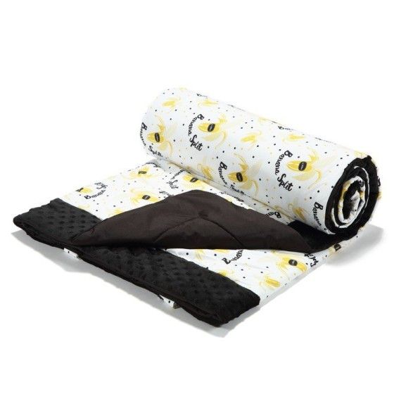 La Millou Picnic Blanket Minky - XL - Банан Спліт яскраво-чорний