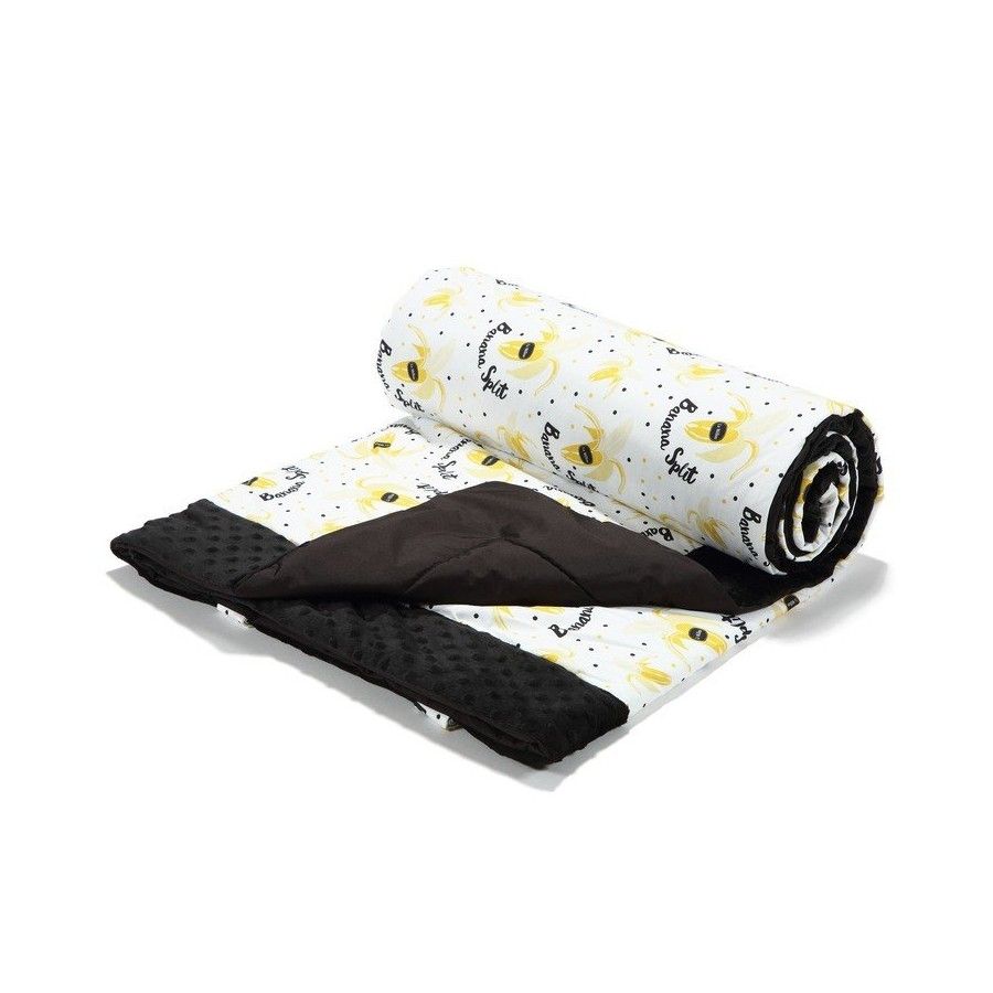 La Millou piknik takaró Minky - XL - Banana Split Bright Black