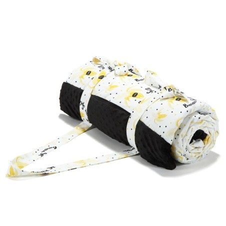 LA MILLOU KOC PICNIC Z KIESZONKĄ MATA DO ZABAWY XL BANANA SPLIT BRIGHT BLACK