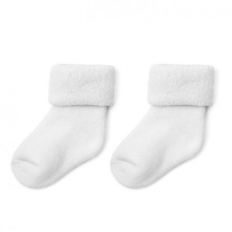 ColorStories - terry socks two pairs of white 3-6m months