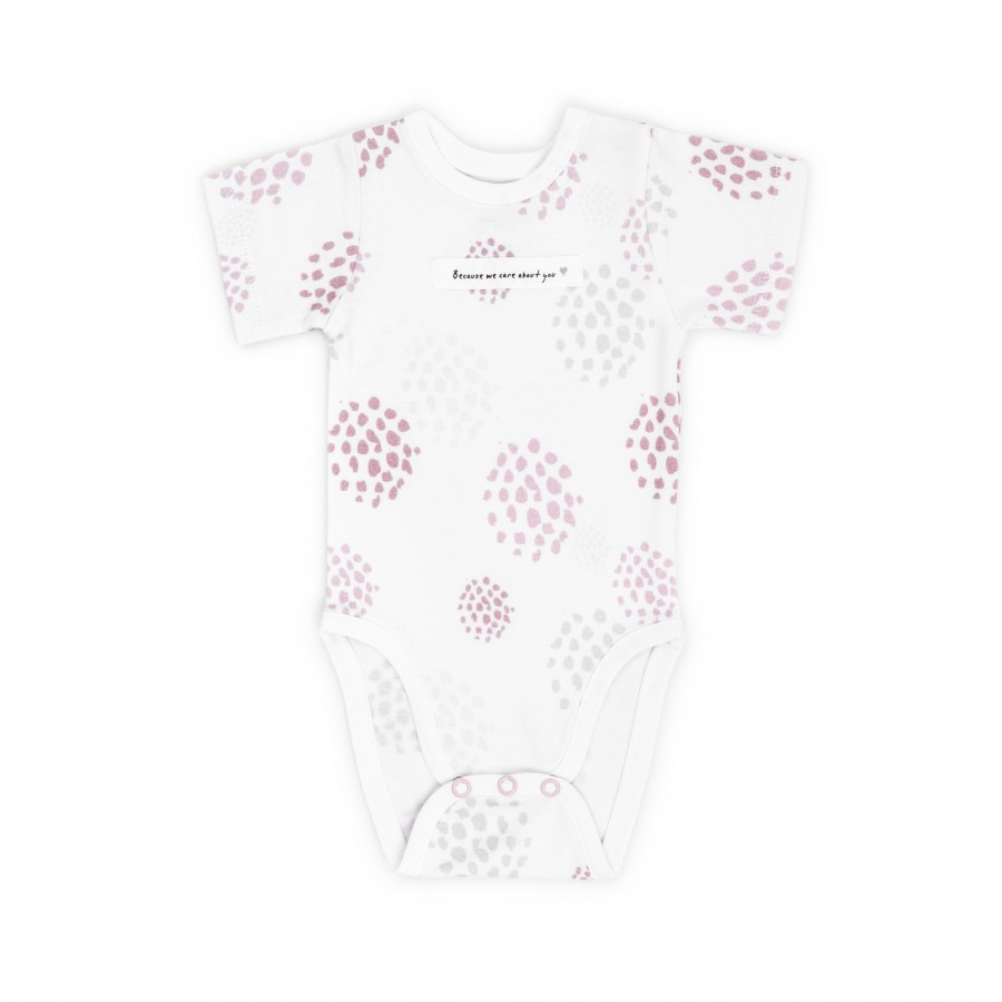 ColorStories - Body niemowlęce Shortsleeve - Dots róż - 74 cm
