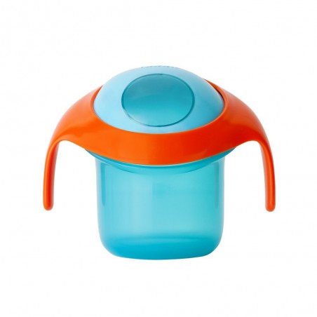 BOON FOR SNACKS WITH CUP HANDLES ORANGE / BLUE