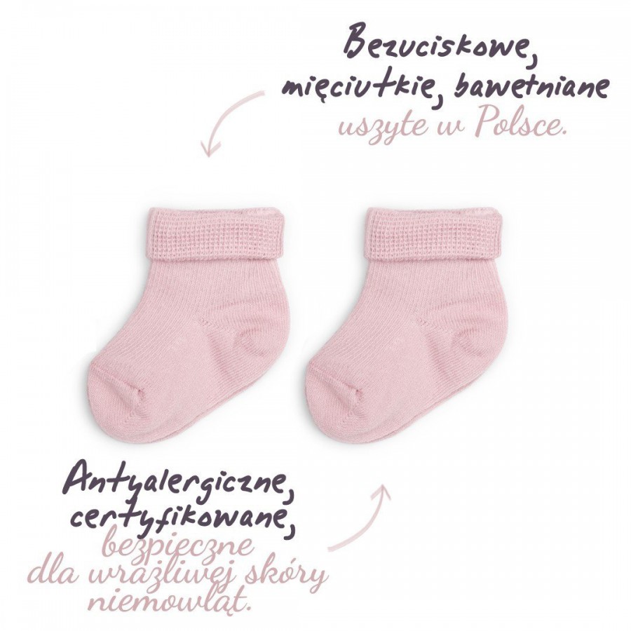 ColorStories - two pairs of socks pressure-pink 0-3m-ce