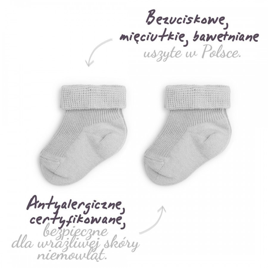 ColorStories - two pairs of socks pressure-gray 3-6m months