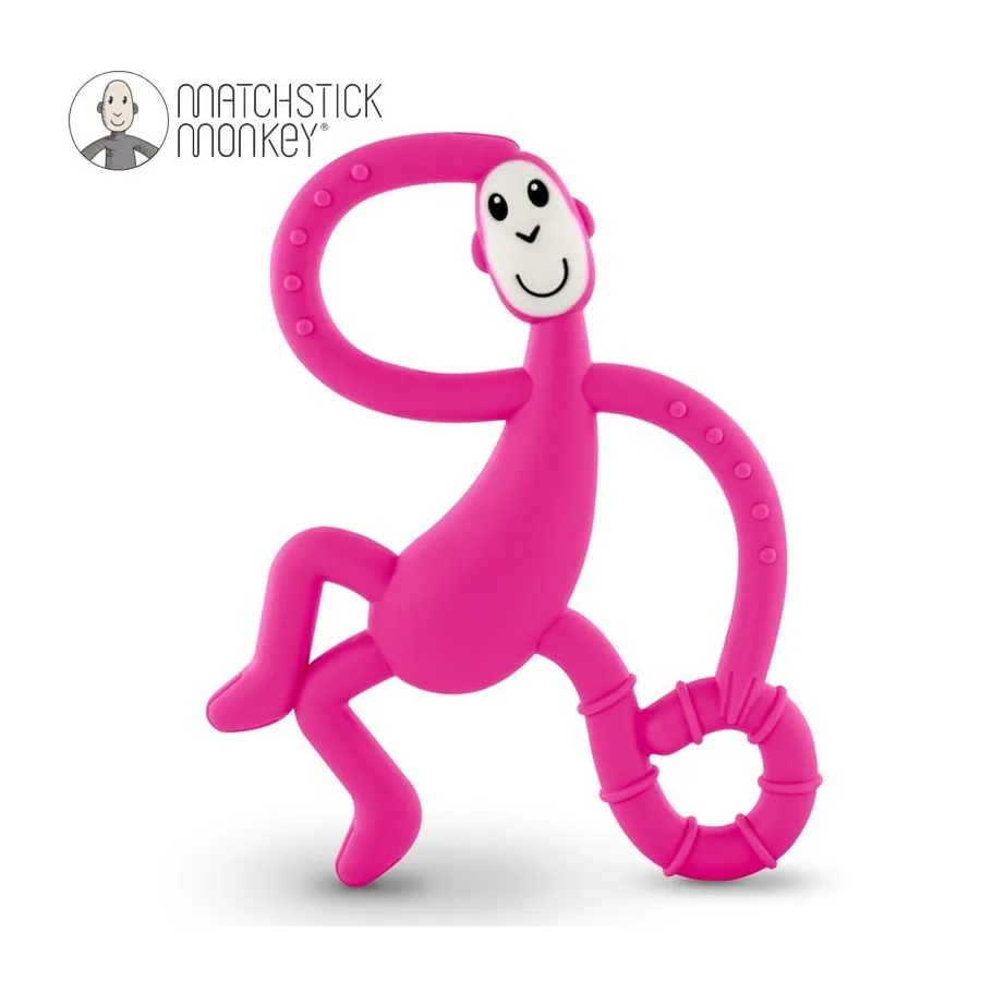 Matchstick Monkey Dancing Pink Therapeutic Bite Massage with