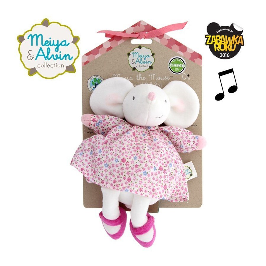 Meiya & Alvin - Meiya Mouse Musical Lulluby Doll with Soft Head