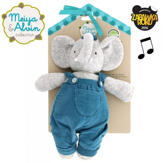 Meiya & Alvin - Alvin Elephant Musical Lulluby with Soft Head