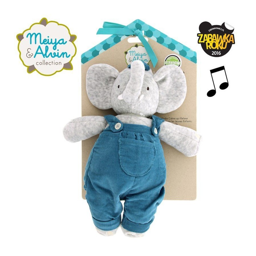 Meiya & Alvin - Alvin Elephant Musical Lulluby with Soft Head