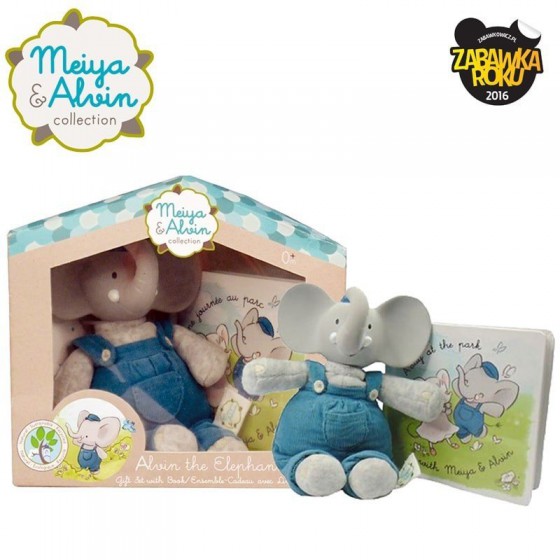 Meiya & Alvin - Alvin Elephant teether Mini Deluxe Gift Set