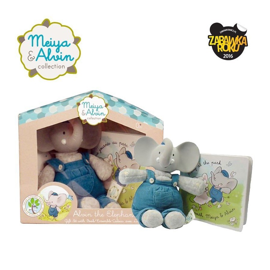 Meiya & Alvin - Alvin Elephant Mini Deluxe Teether Gift Set
