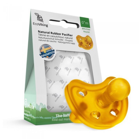 Eco Viking soother Hevea HEARTS age 0+