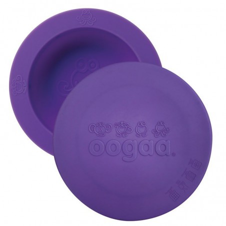Ooga Purple Bowl & Lid silicone bowl with lid