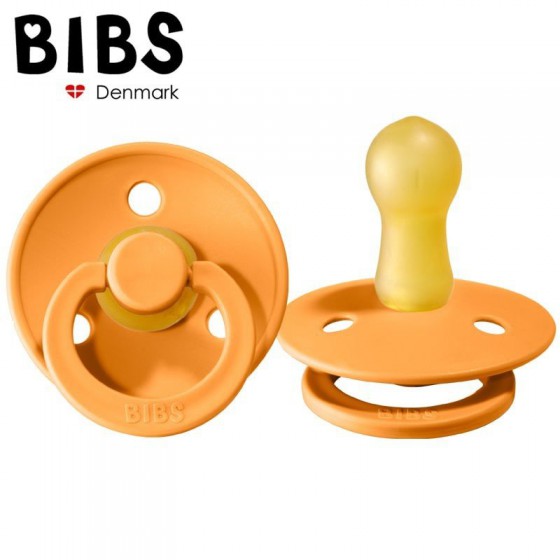 BIBS APRICOT M rubber soother Hevea