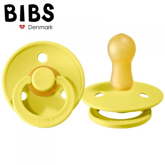 BIBS PINEAPPLE M rubber soother Hevea