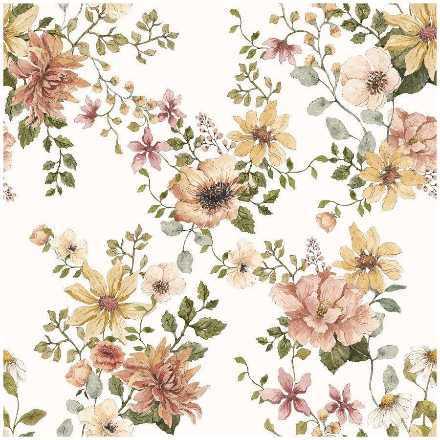 Samiboo - Un fazzoletto di bambù con copertura VINTAGE BLOOM