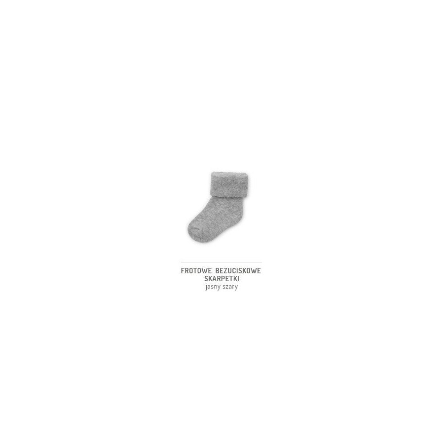 ColorStories - terry socks two pairs of gray and white 0-3 m-ce