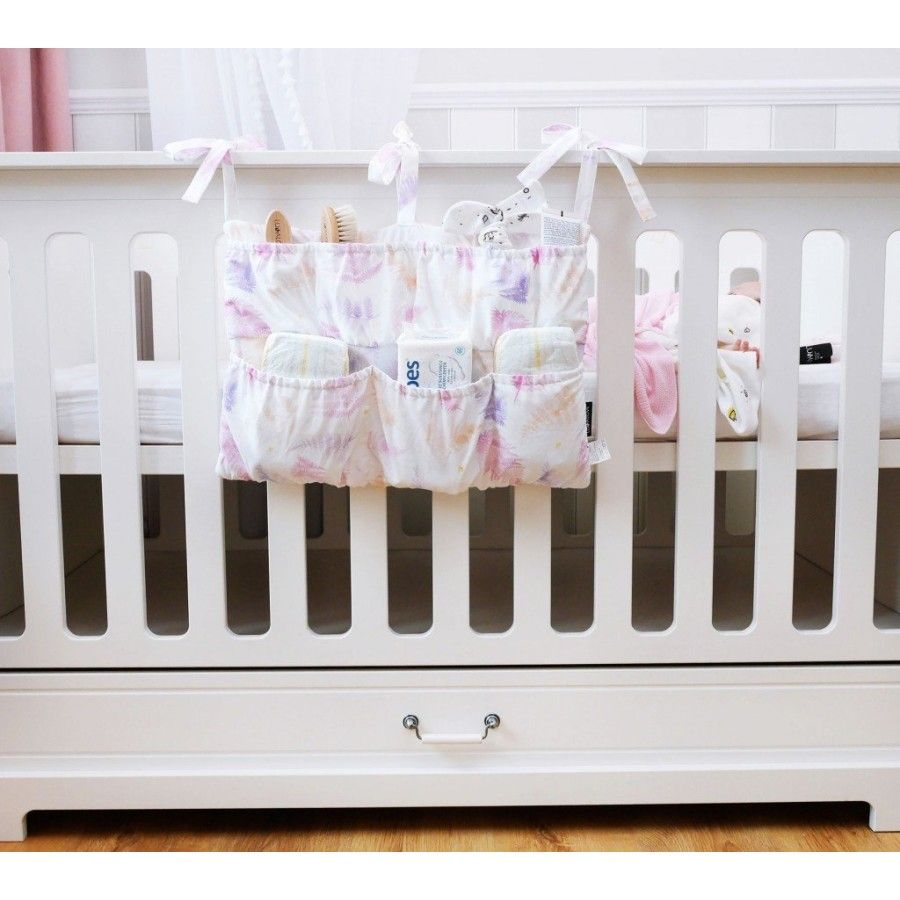 LULLALOVE ORGANISATEUR DE LIT ROSE BOHO