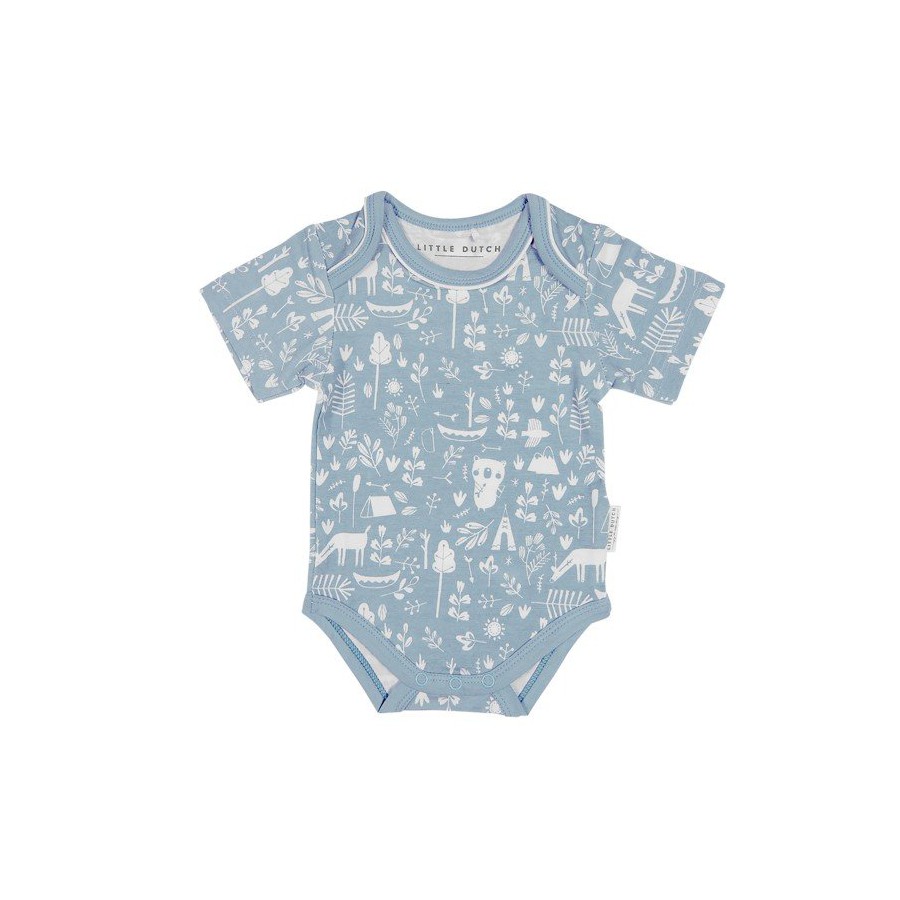 LITTLE DUTCH BODY WITH SHORT SLEEVE BLUE 74/80 ADVENTURE